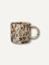 Brown Melange Porcelain Mug