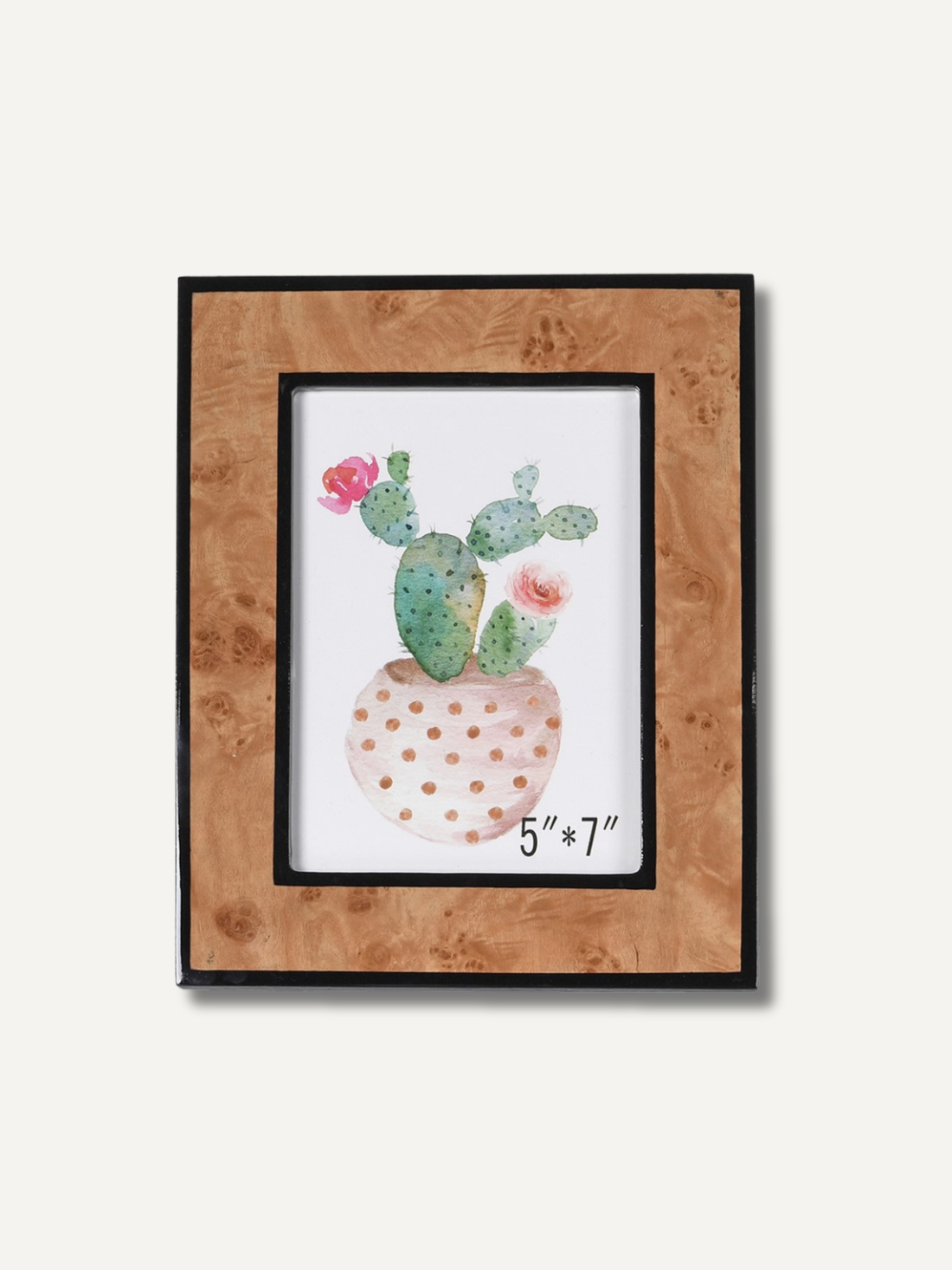Burl Effect Photo Frame