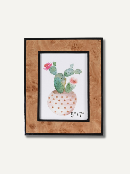 Burl Effect Photo Frame