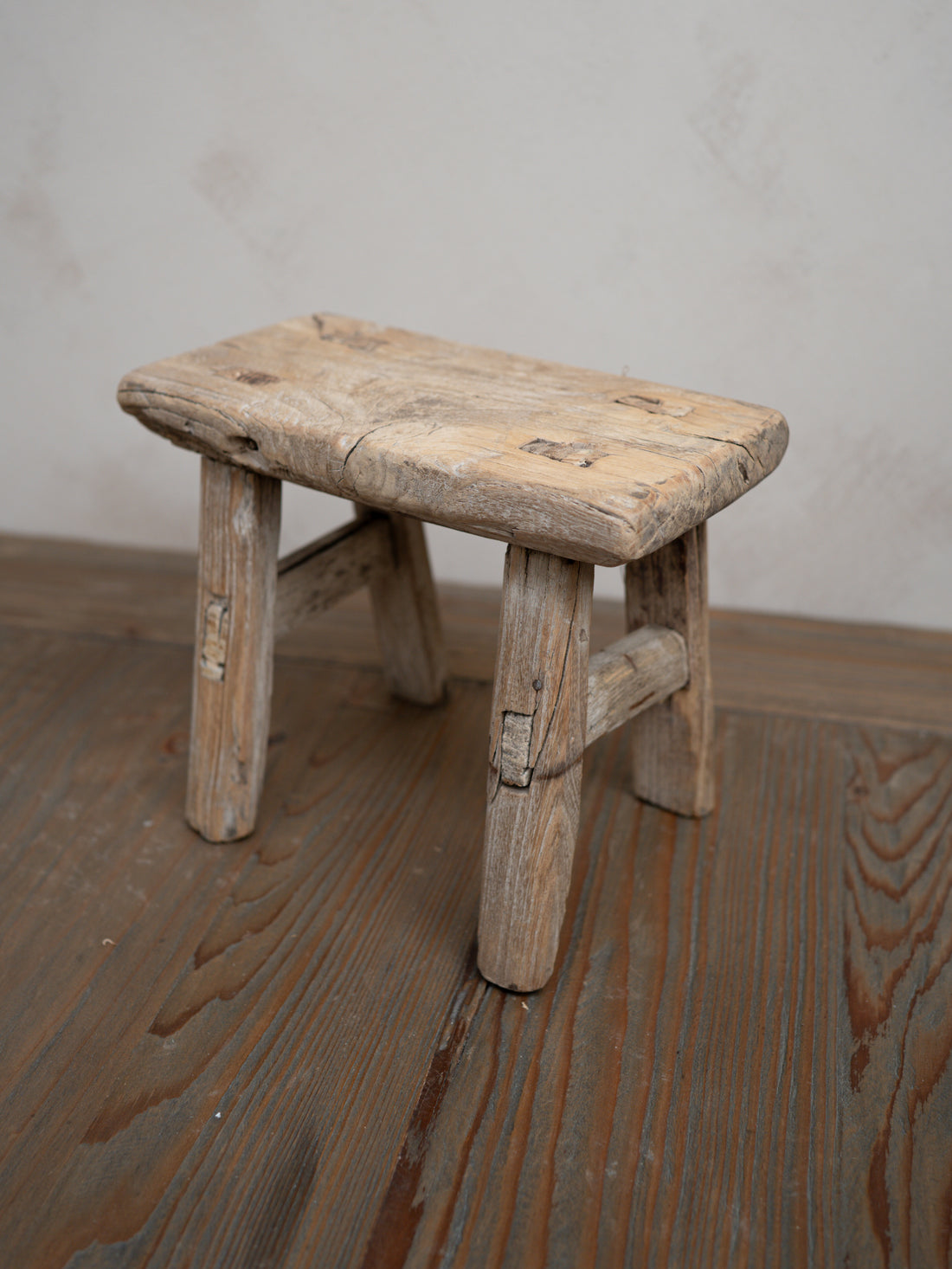 Reclaimed Wooden Mini Stool - Style AF