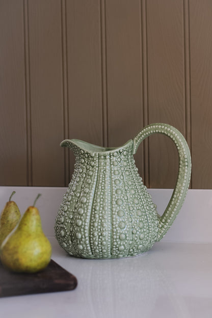 Sage Porcelain Urchin Jug 007