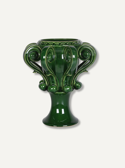 Cardin Green Elven Crest Vase