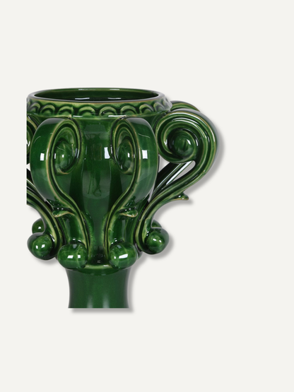 Cardin Green Elven Crest Vase