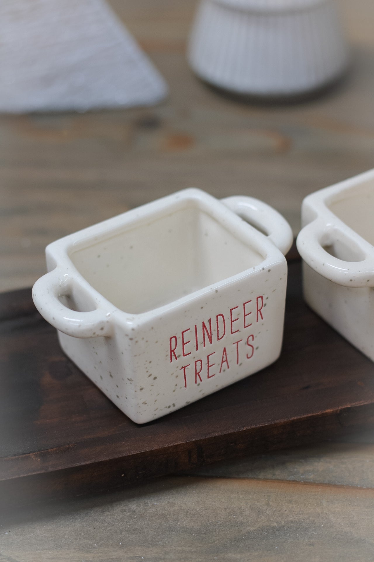 Ceramic Christmas Snack Bowls | Set of 3