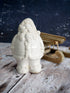 Ceramic Glazed Yuletide Cheer Santa Decoration