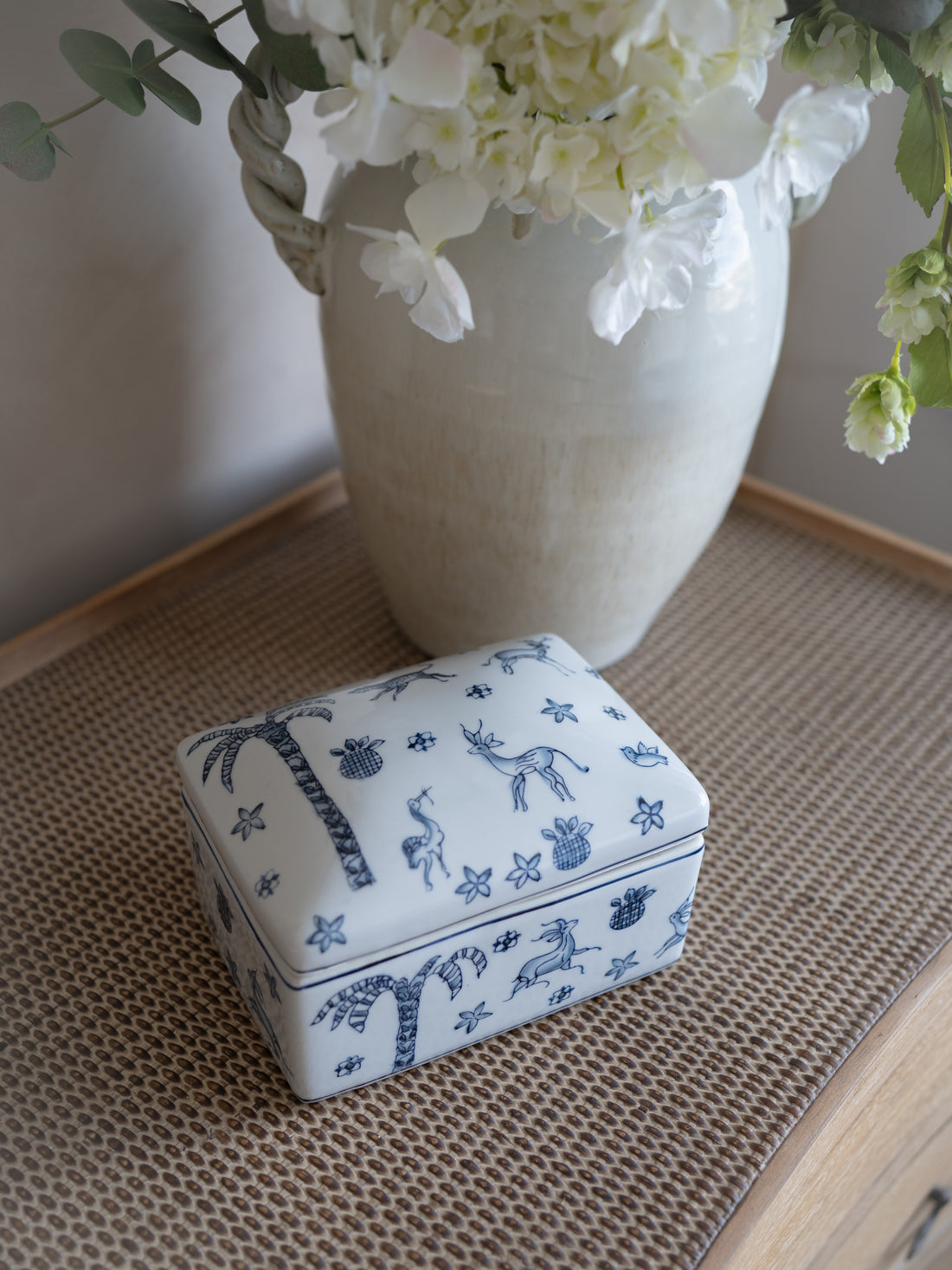 Chinoiserie Whimsical Animal Trinket Box