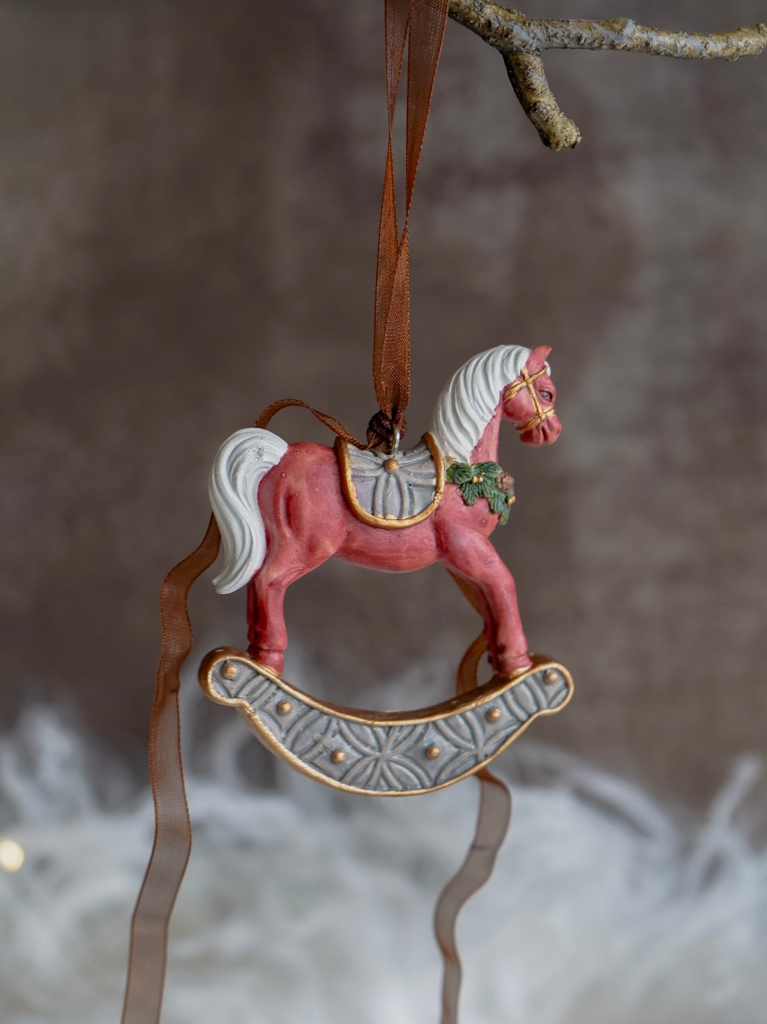 Christmas Rocking Horse Tree Hanging Decoration