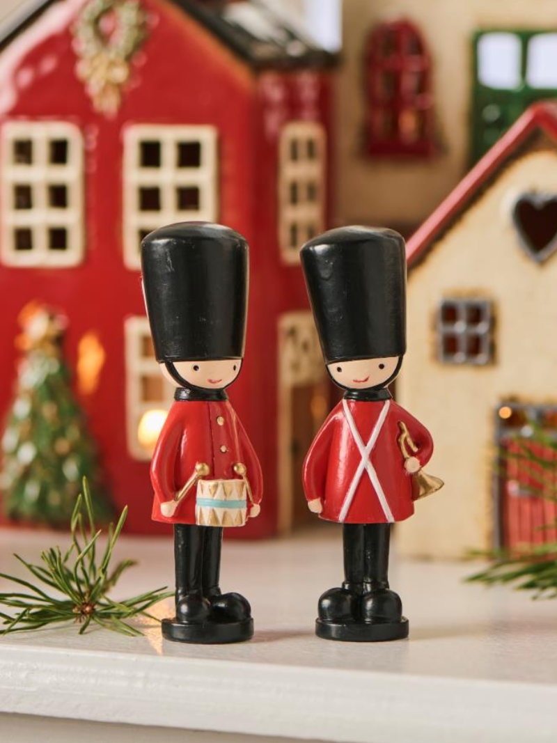 Christmas Soldier Decorations | Set of 2