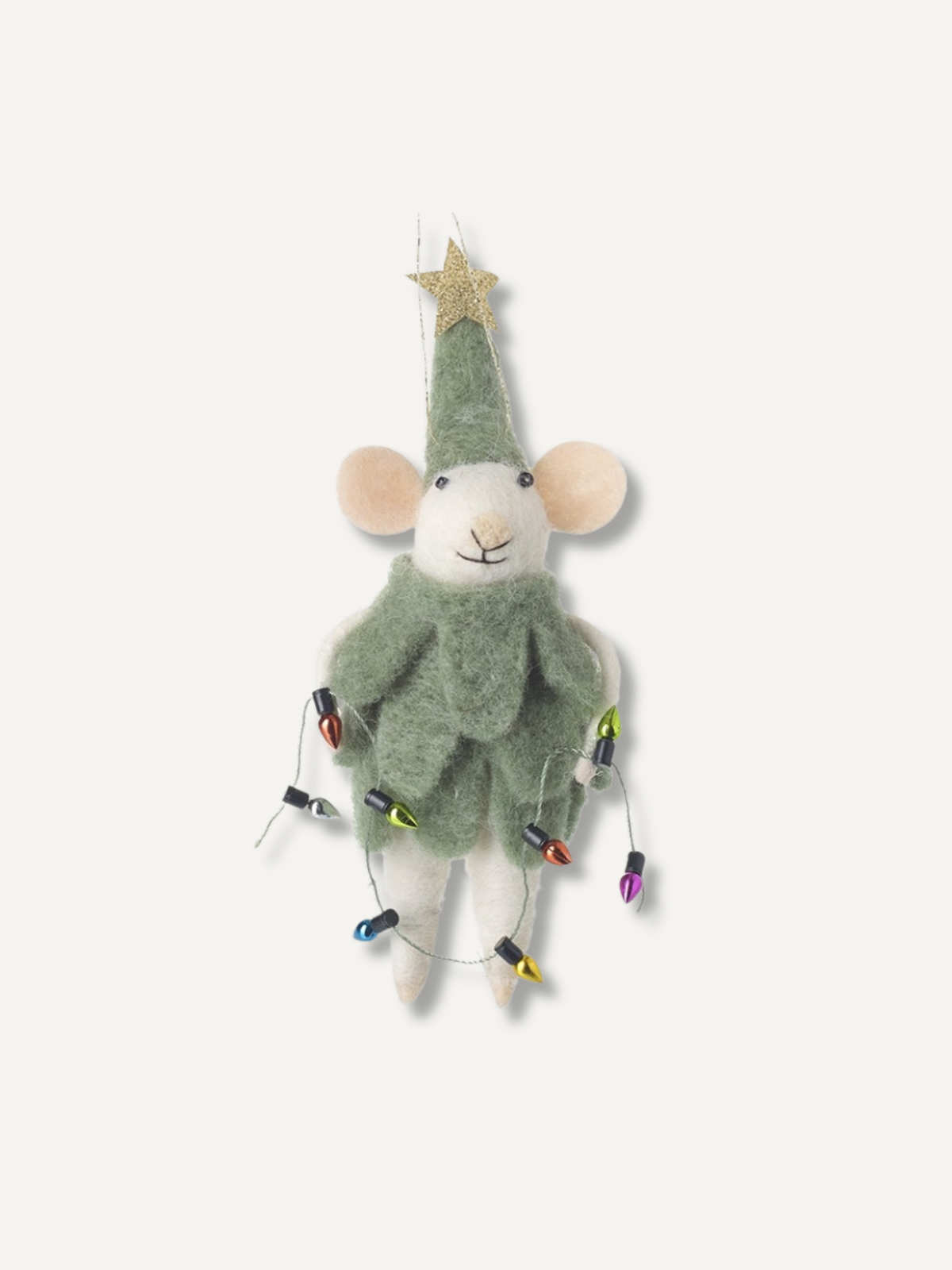 Christmas Tree Decorating Felt Mouse Tree Hanger