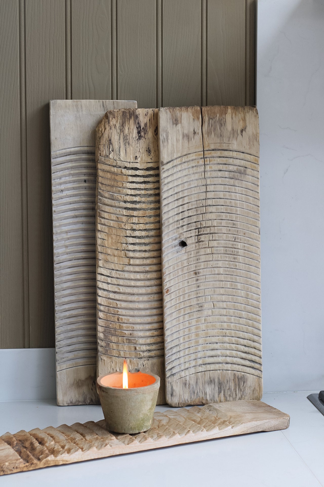 Chunky wooden wash board