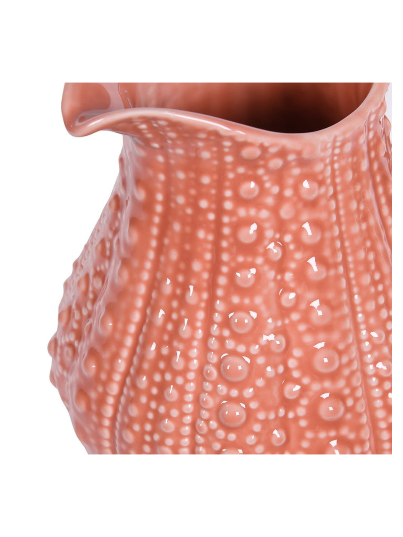 Coral Porcelain Urchin Jug