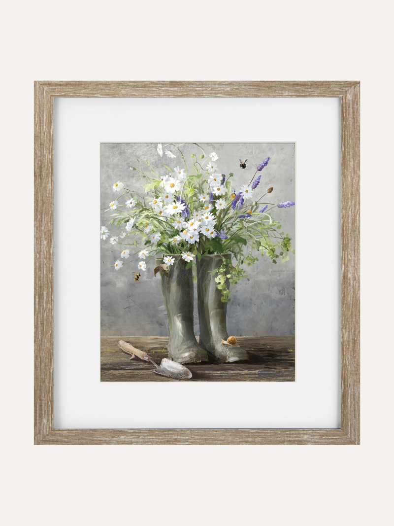 Cottage Gardening IV Framed Wall Art