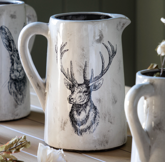 Rustic Country Stag Pitcher
