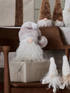 Cream Furry Hat Gonk with Fluffy Beard