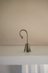 Curved Antique Pewter Candle Snuffer