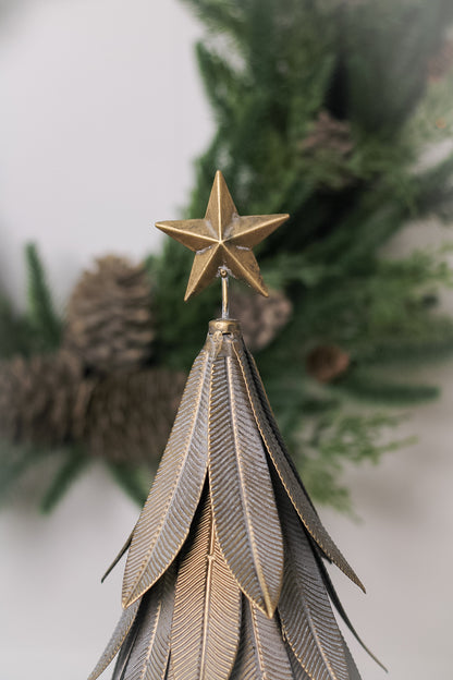 Metal Leaf Christmas Tree