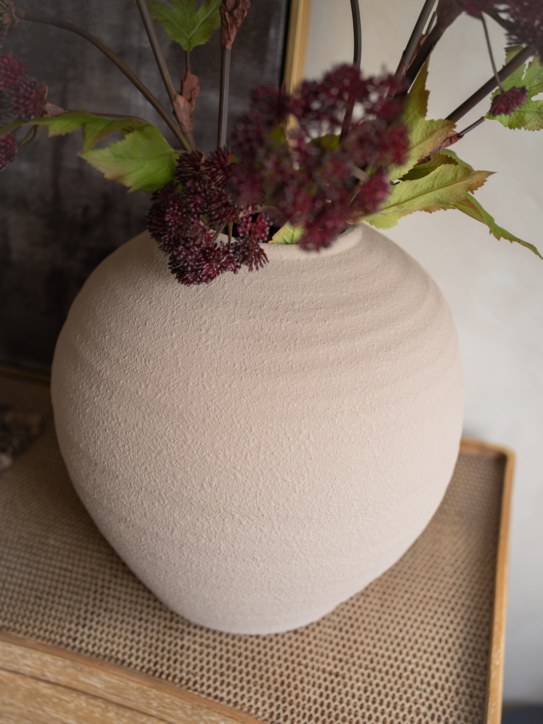 Almond Textured Vase