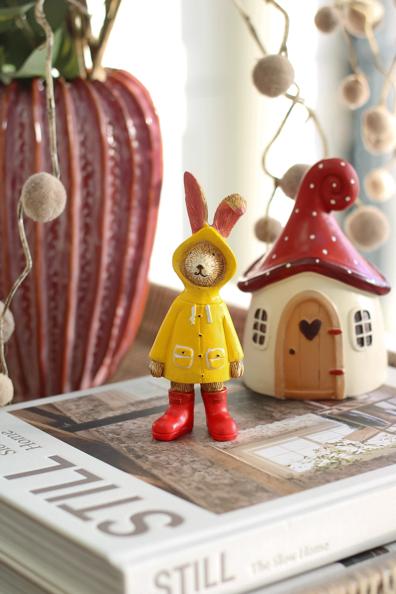 Rainy Days Rabbit Ornament