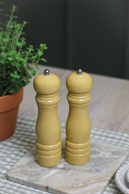 Mustard Salt &amp; Pepper Mills