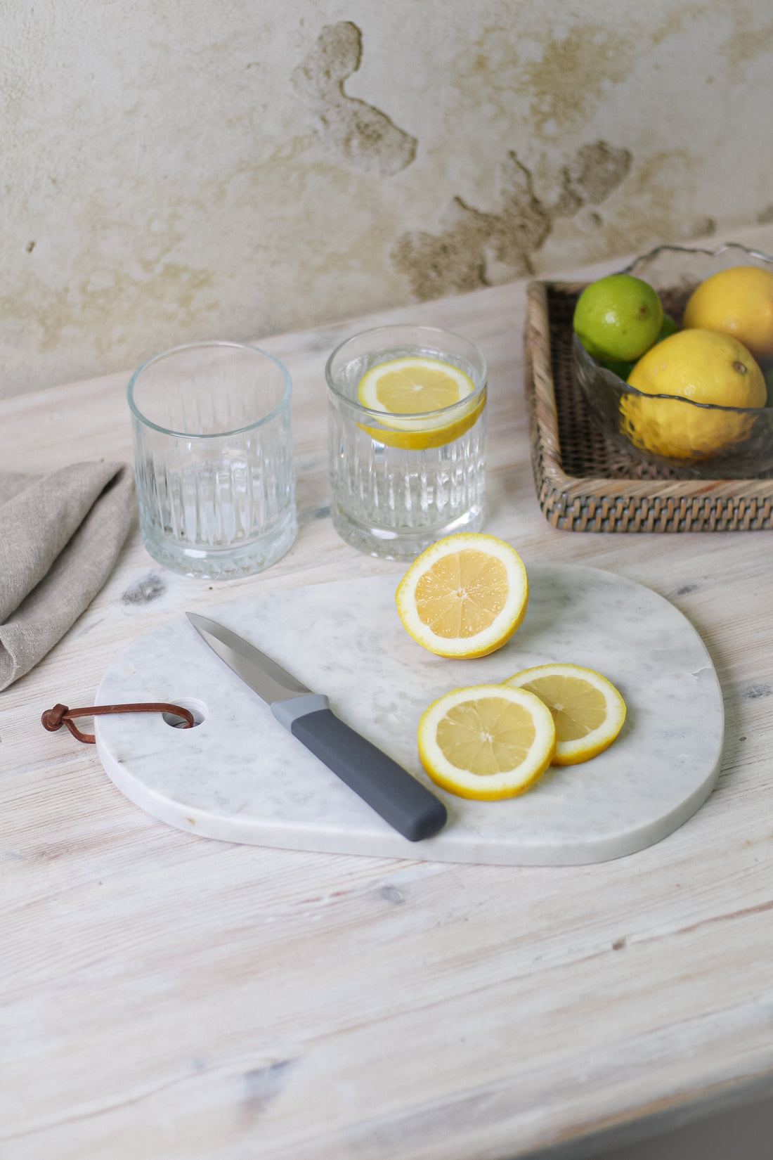 Oval White Marble Chopping Board