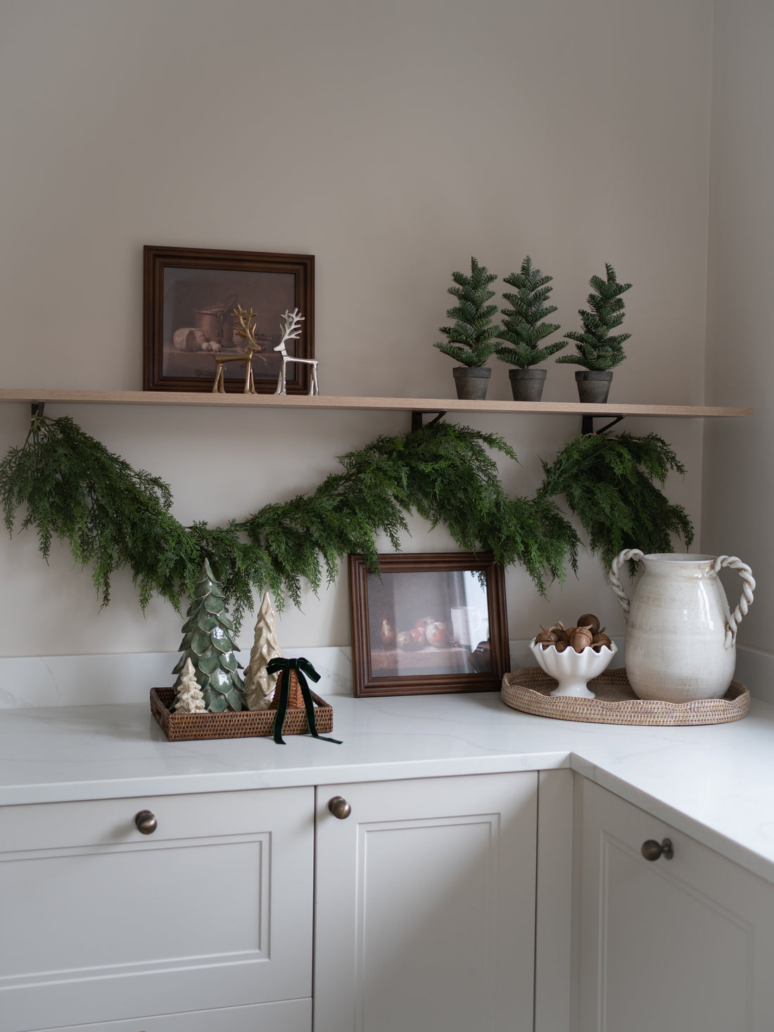 Faux Cypress Garland