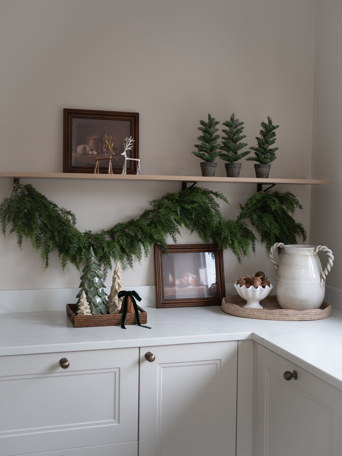 Faux Cypress Garland