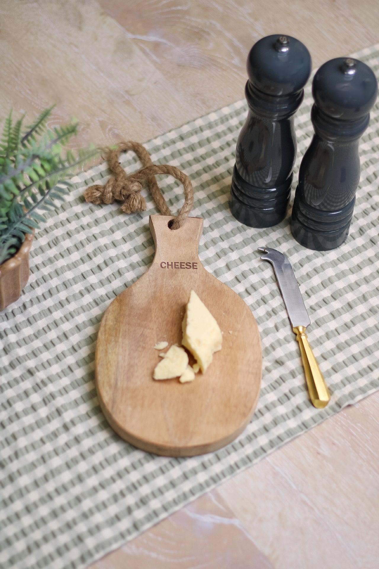 Cheese Small Wooden Chopping Board
