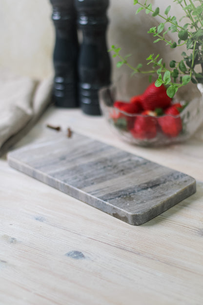 Grey Rectangular Marble Board