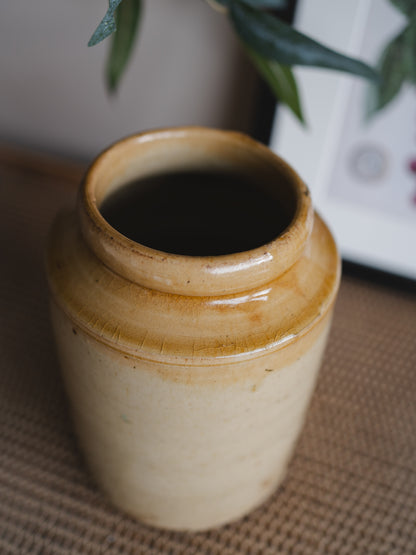 Large Vintage Salt Glazed Pot - Style 1