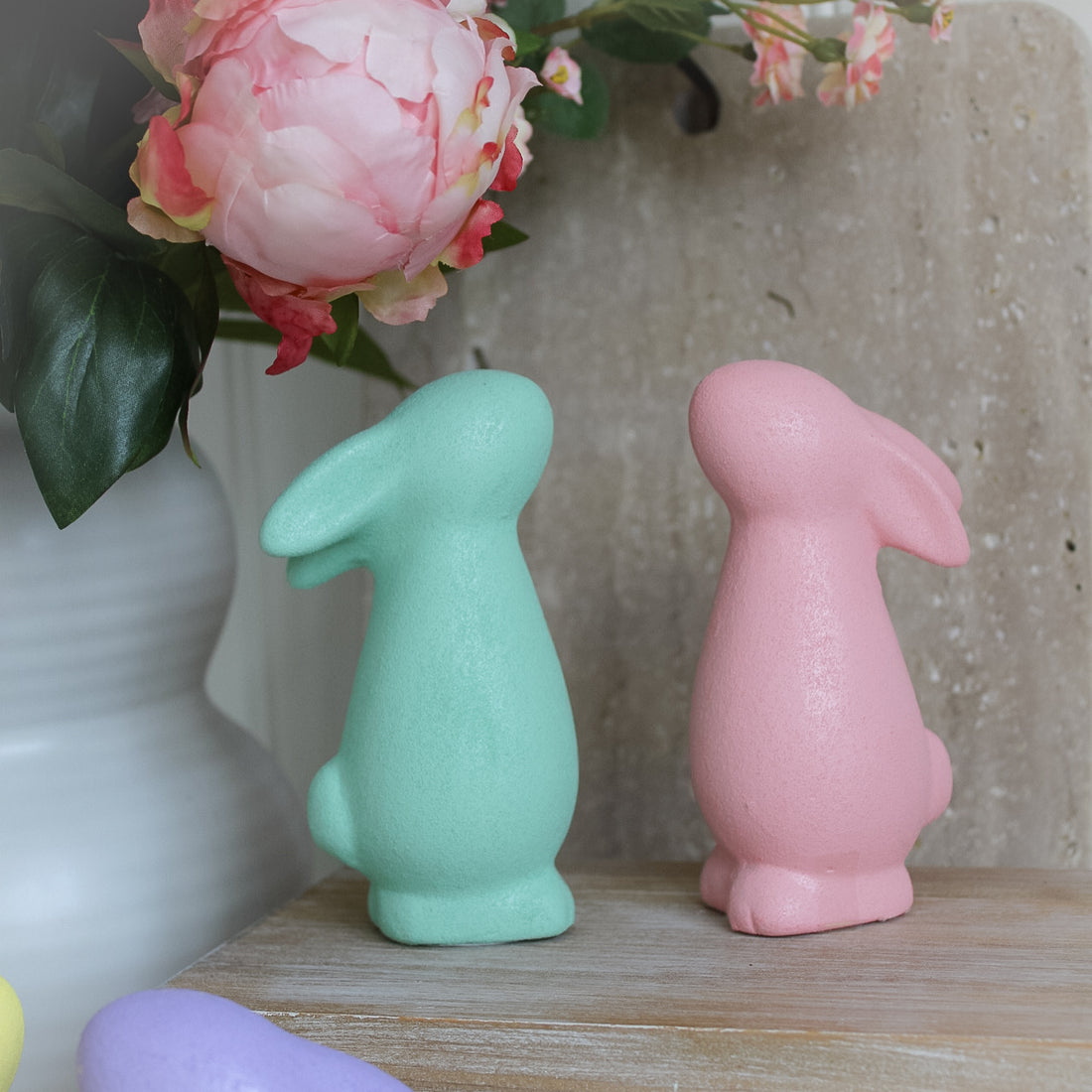 Pastel Terracotta Textured Bunny