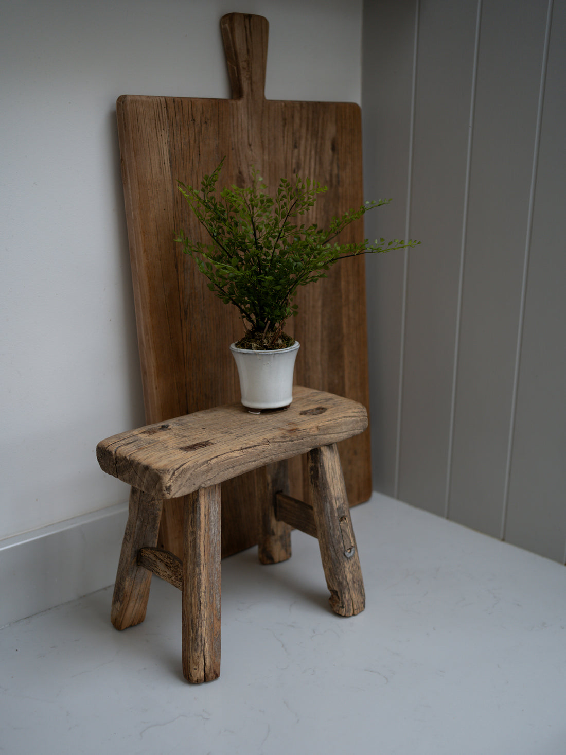 Reclaimed Wooden Mini Stool - Style B