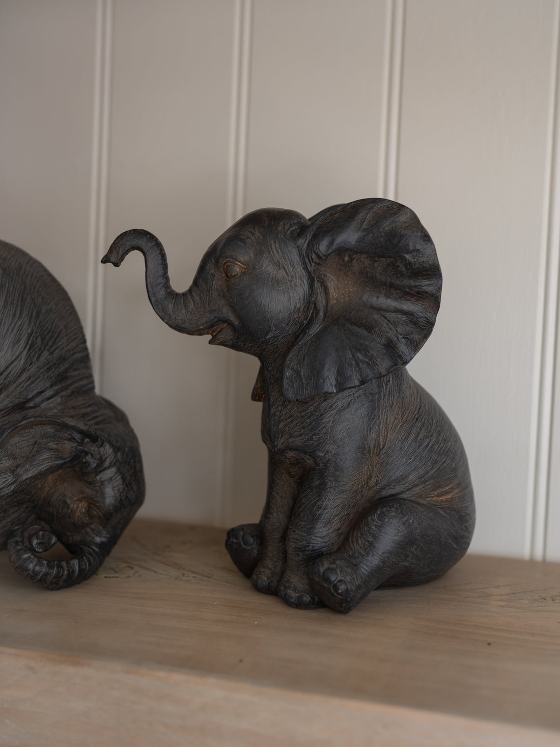 Playing Elephants Decorative Ornaments | Set of 2