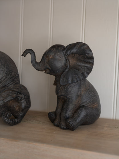 Playing Elephants Decorative Ornaments | Set of 2