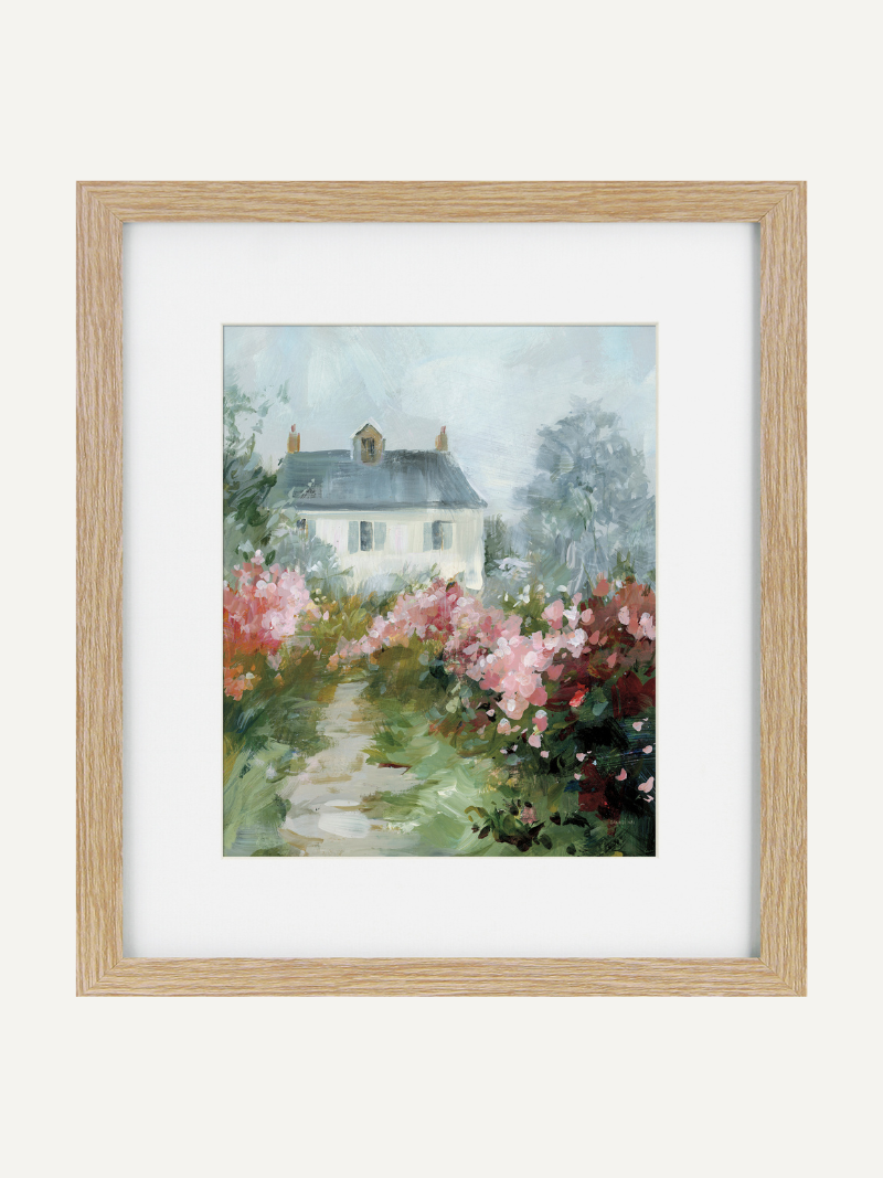 English Idyllic Cottage II Framed Wall Art