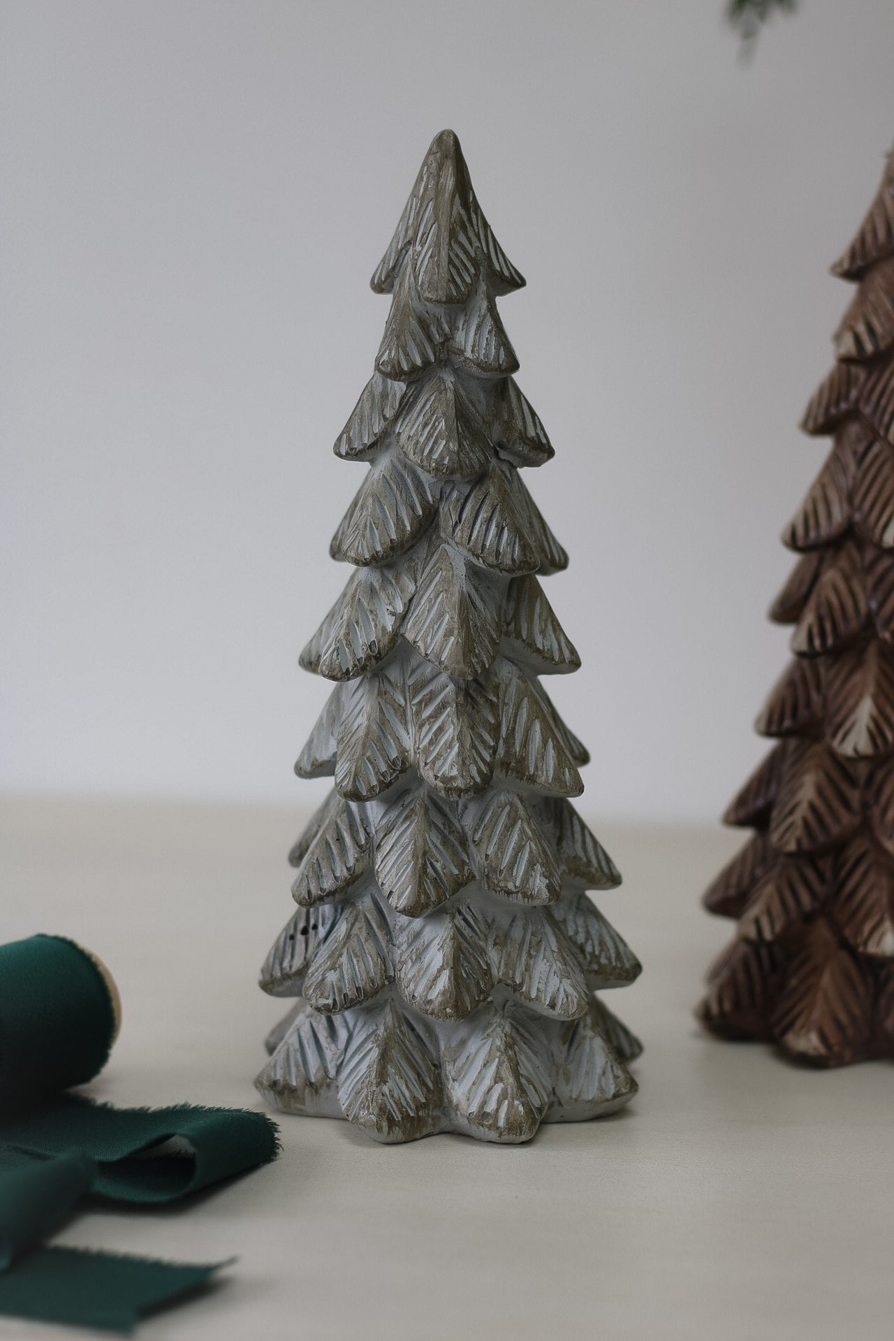 Etched Rustic Christmas Trees