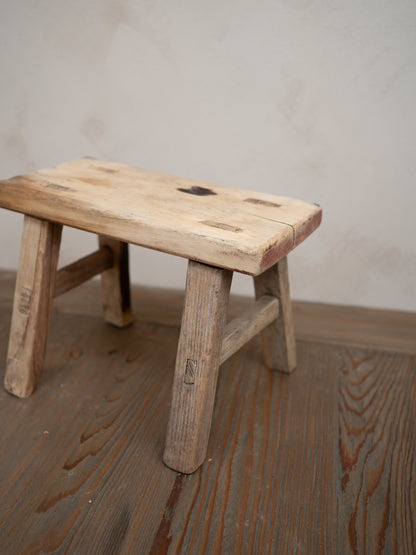 Reclaimed Wooden Mini Stool - Style W