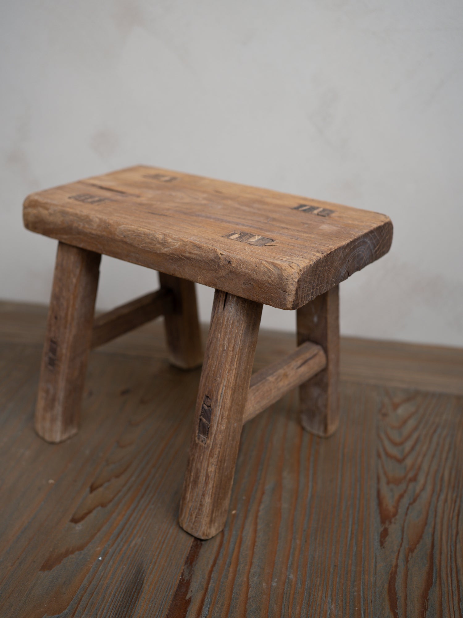 Reclaimed Wooden Mini Stool - Style O