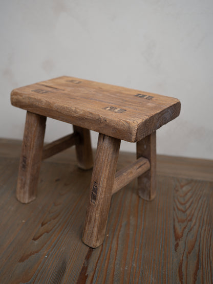 Reclaimed Wooden Mini Stool - Style O