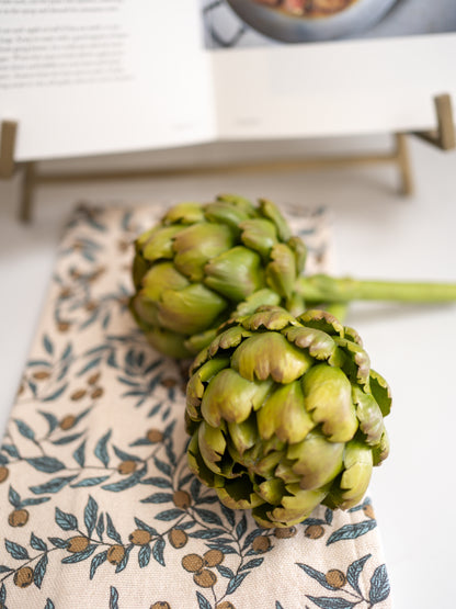 Faux Globe Artichoke with Stem