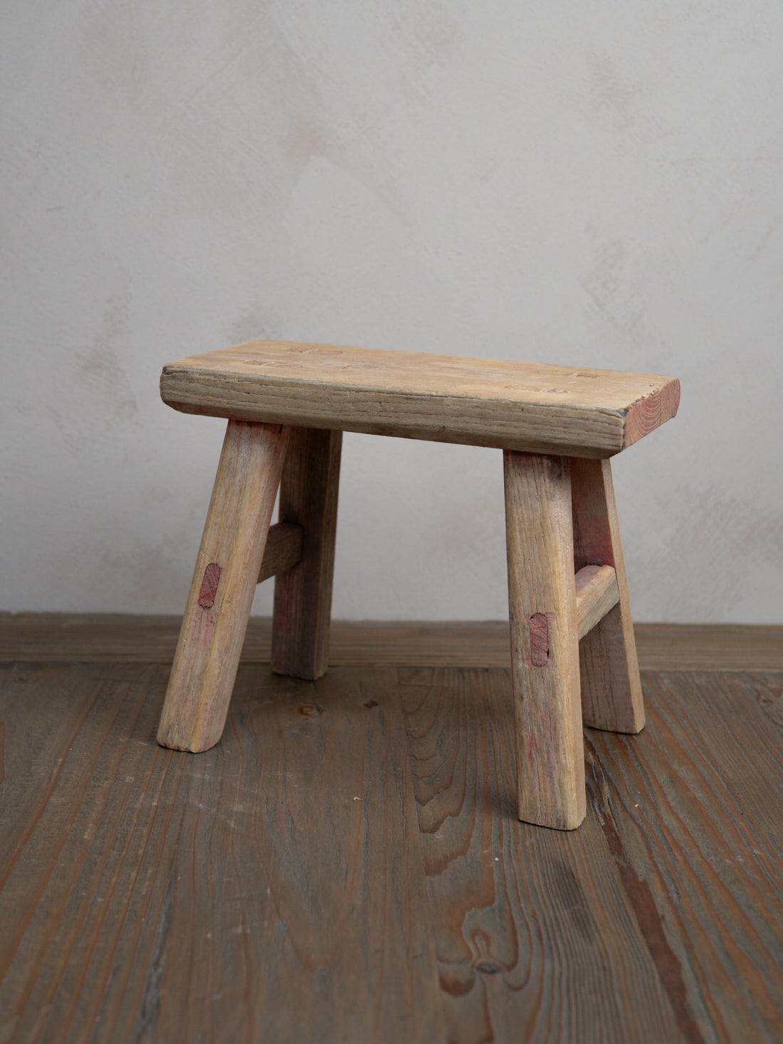 Reclaimed Wooden Mini Stool - Style Q