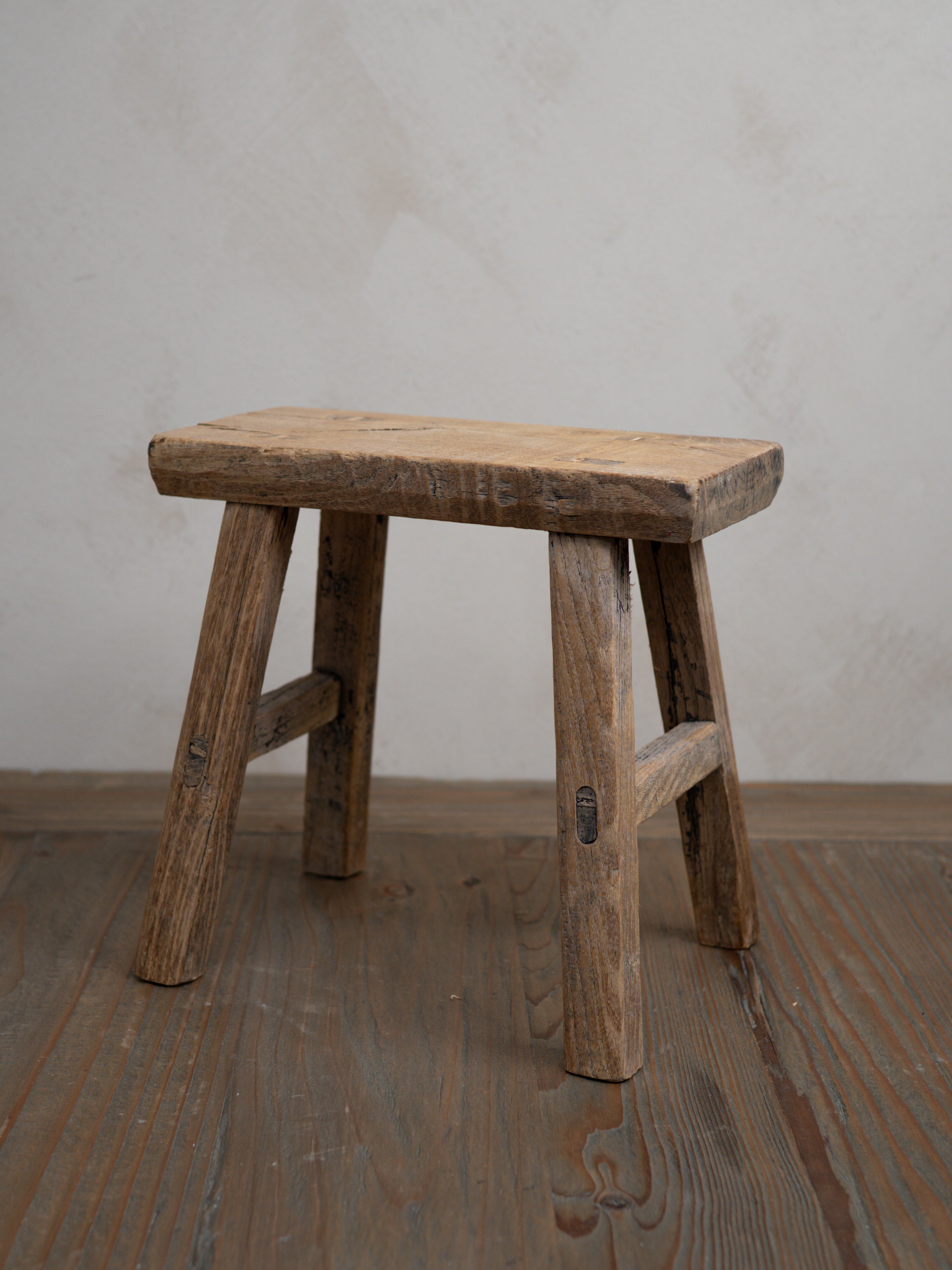 Reclaimed Wooden Mini Stool - Style H