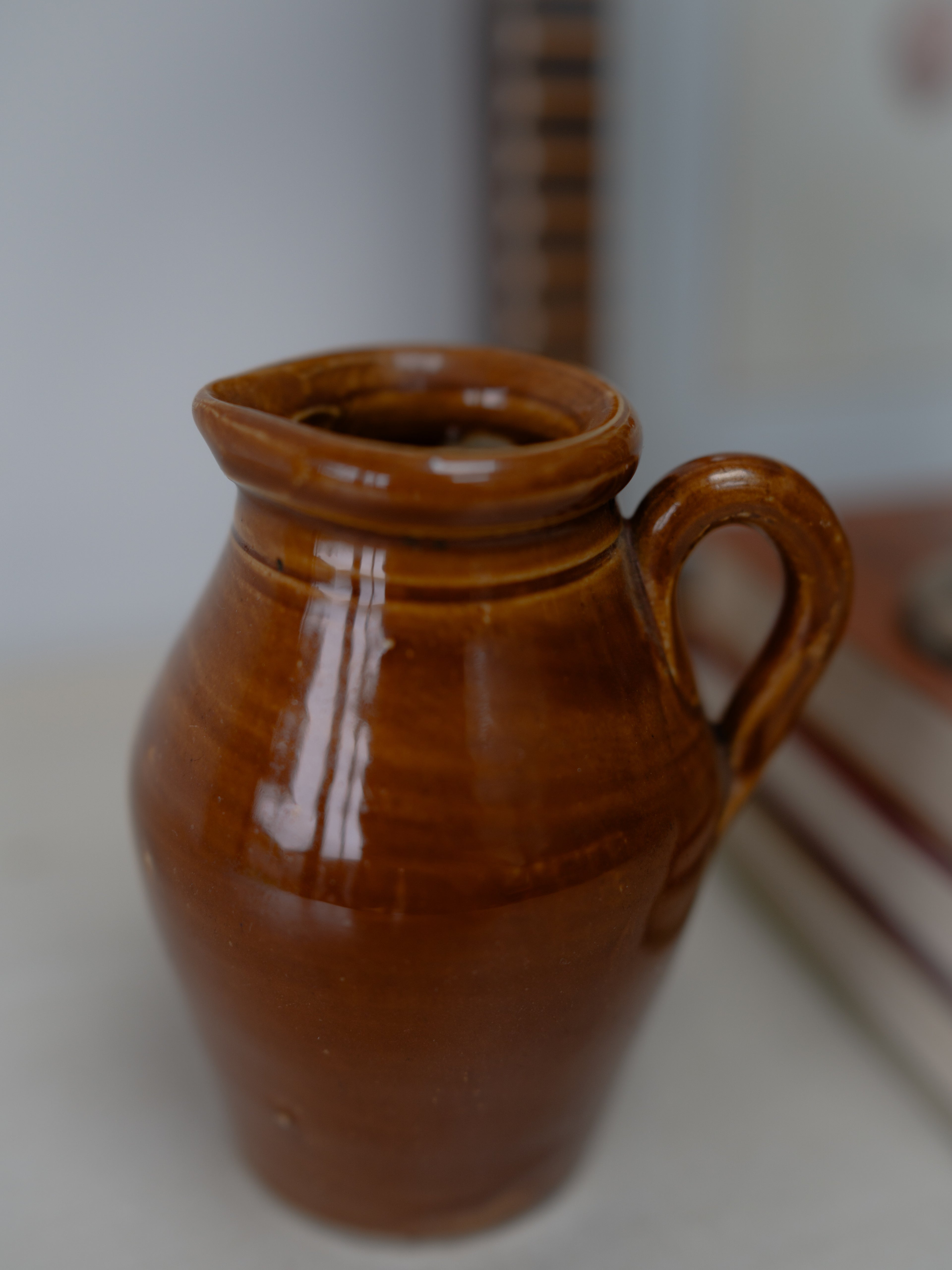 Small Vintage Hourglass Jug