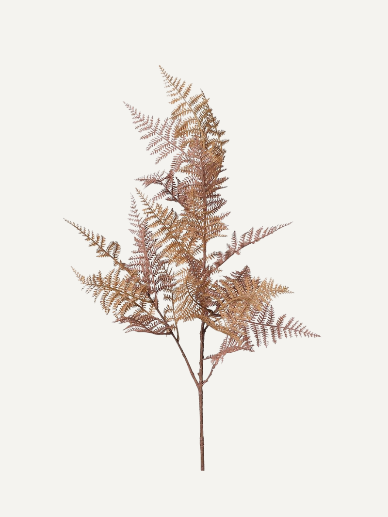 Faux Auburn Bracken Spray