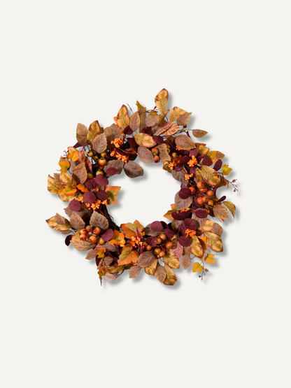 Faux Autumn Foraged Wreath