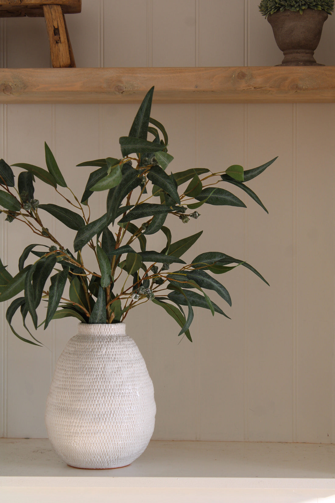 Faux Berry Eucalyptus Spray