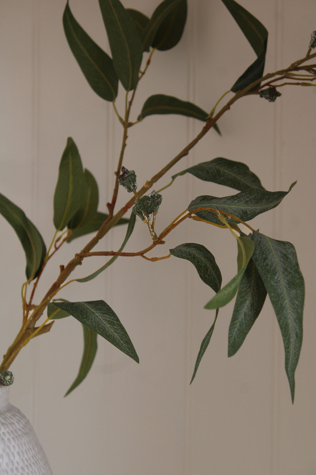 Faux Berry Eucalyptus Spray