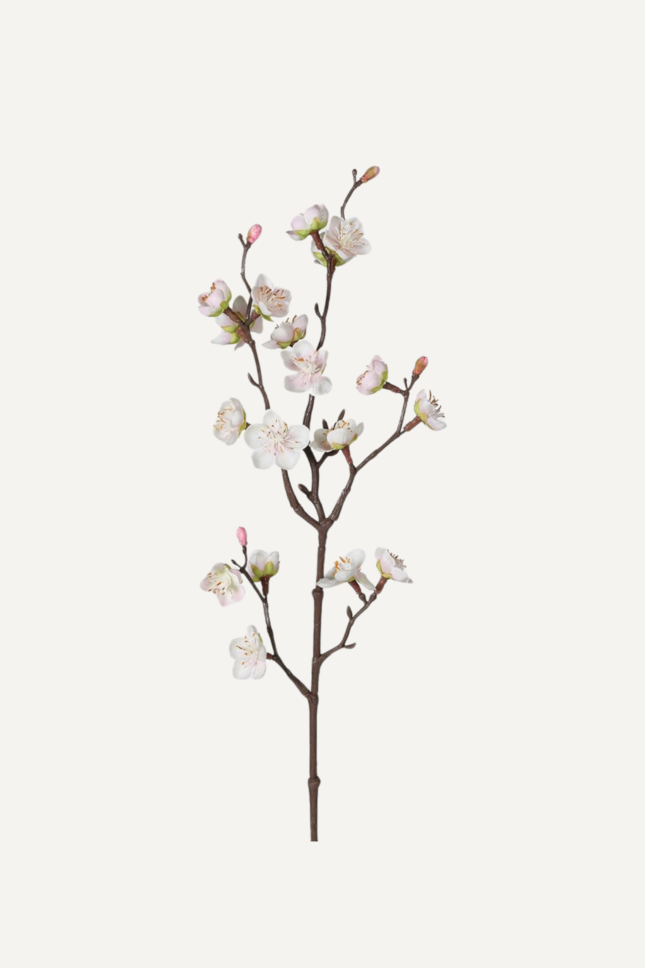 Faux Blush Plum Blossom Stem