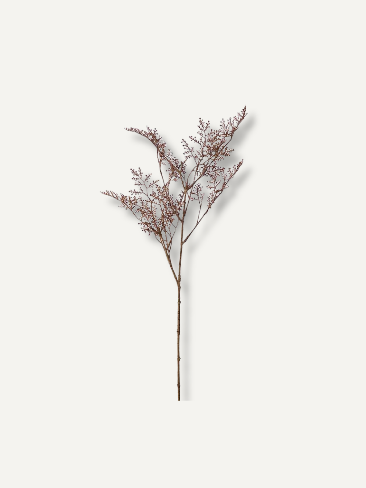 Faux Brown Statice Spray