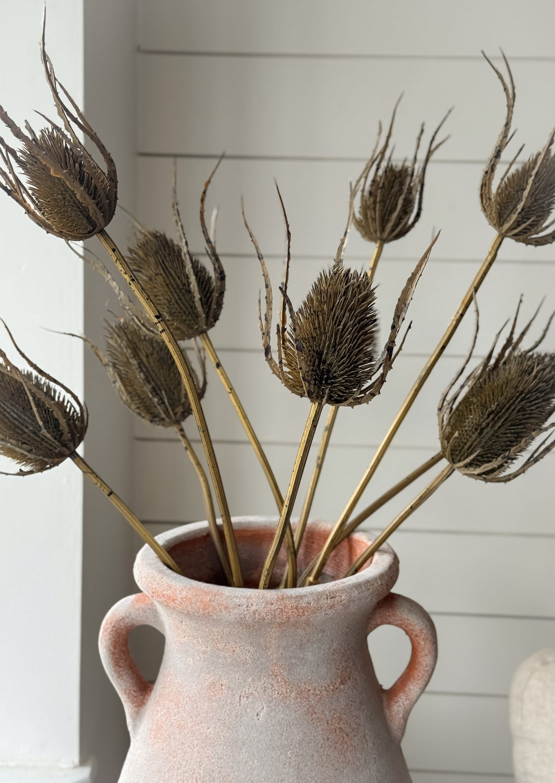 Faux Brown Teasel Bunch