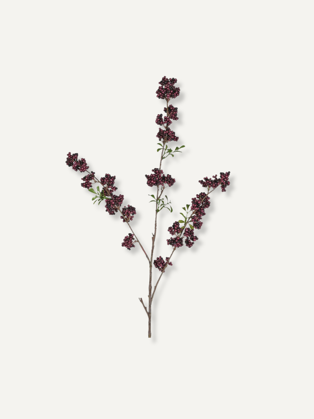 Faux Burgundy Berry Spray
